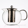 Ceainic de sticlă cu volum mare pentru cuptor cu microunde și plită